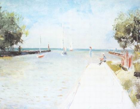 New York oil painting